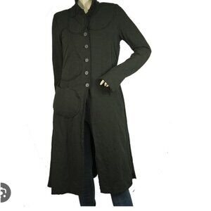 - Rundholz patana plantations black label longline lagenlook duster Coat. M